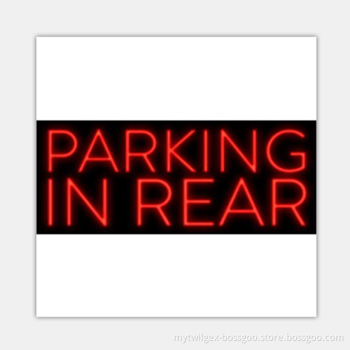 wholesale china factory price parking in rear neon novelty light